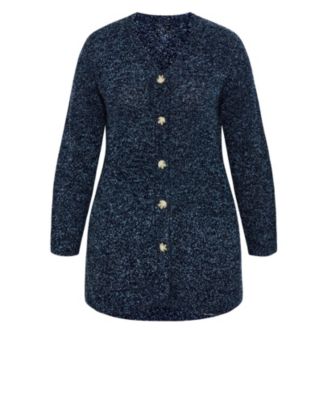 Women's Plus Size Amber Boucle Cardigan Sweaters