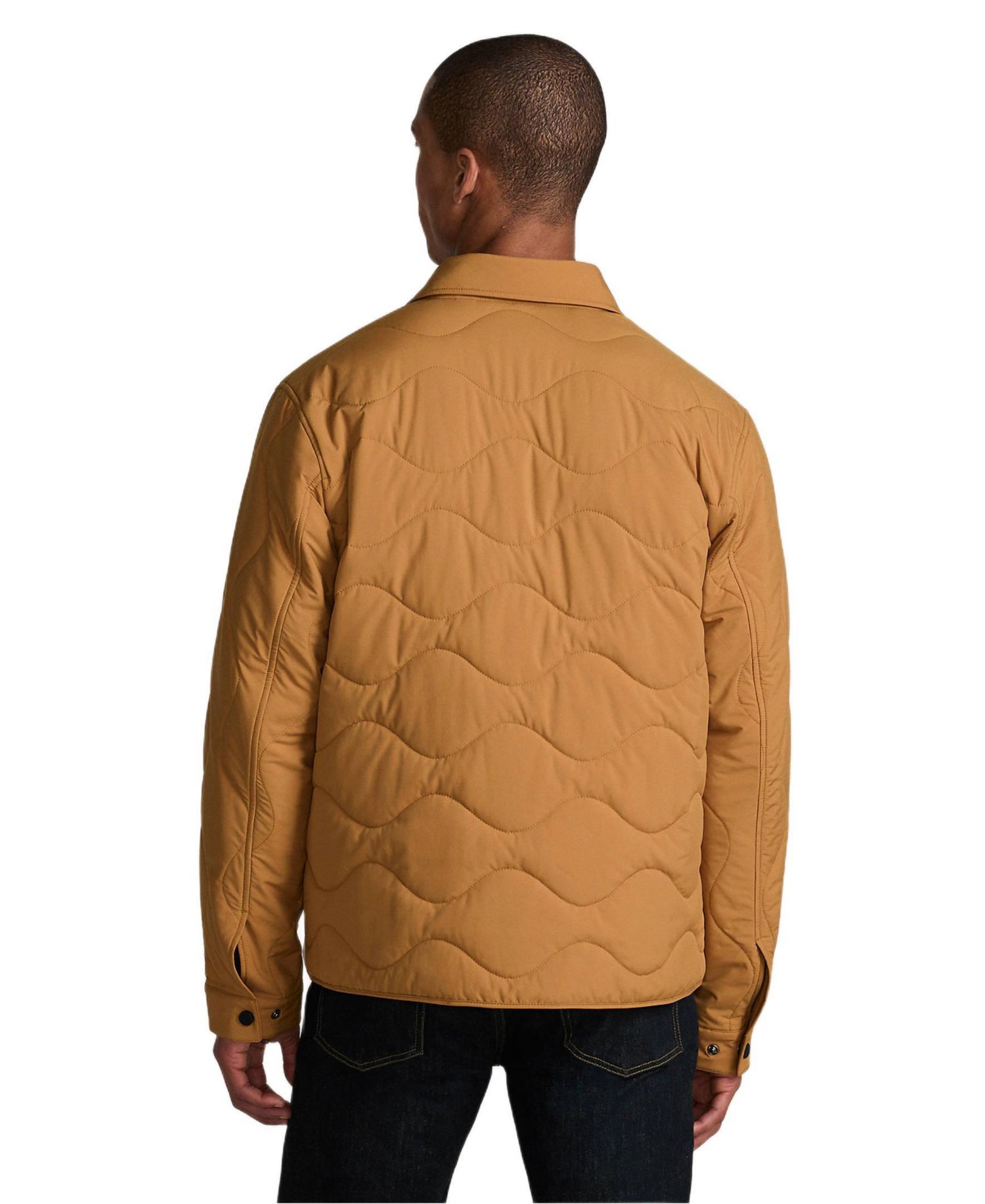 Men's Quilted Insulated Shirt Jacket