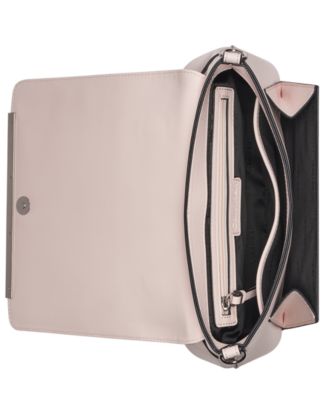 Alia Croc Magnetic Snap Satchel Bag