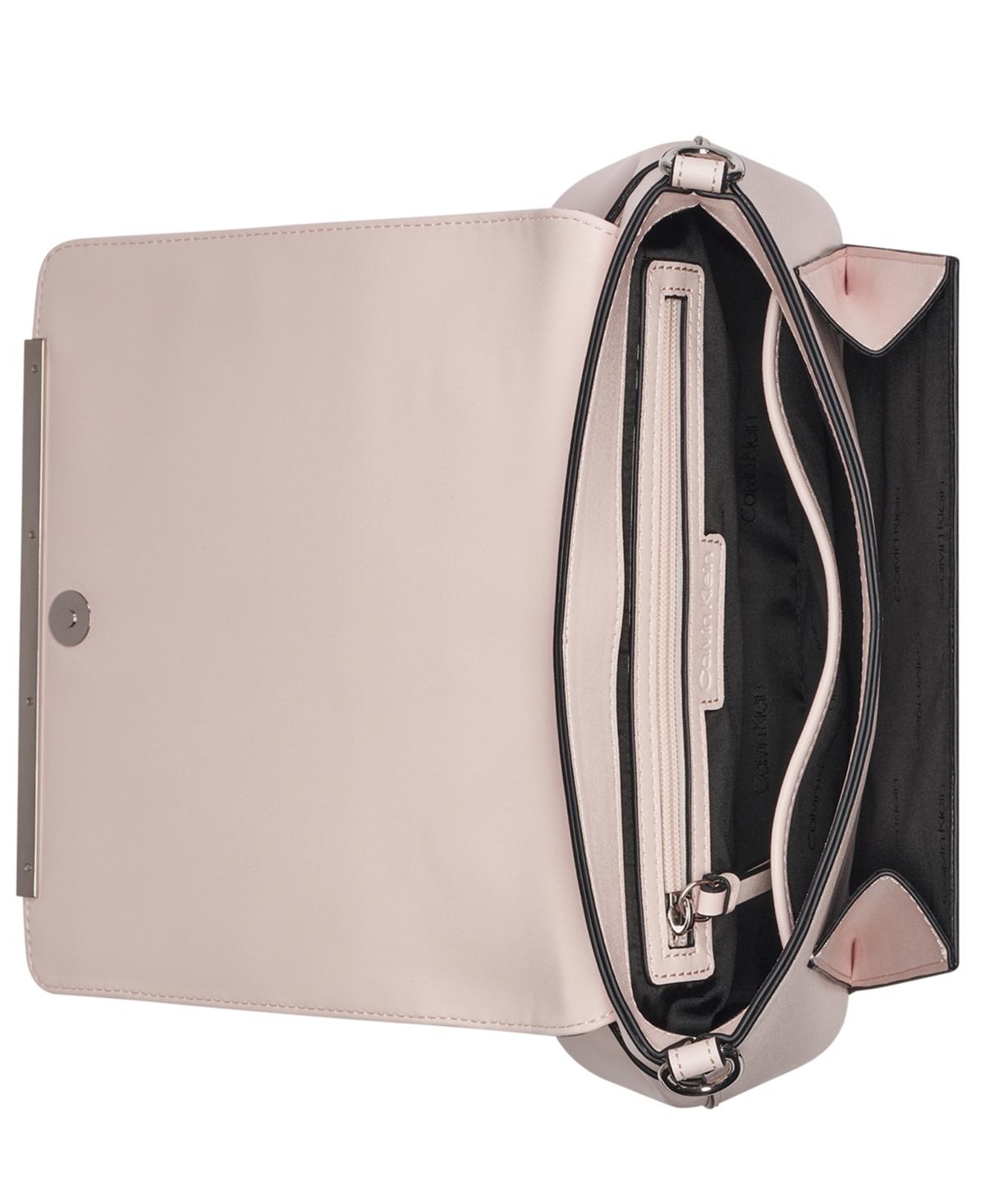 Macy's Alia Croc Magnetic Snap Satchel Bag