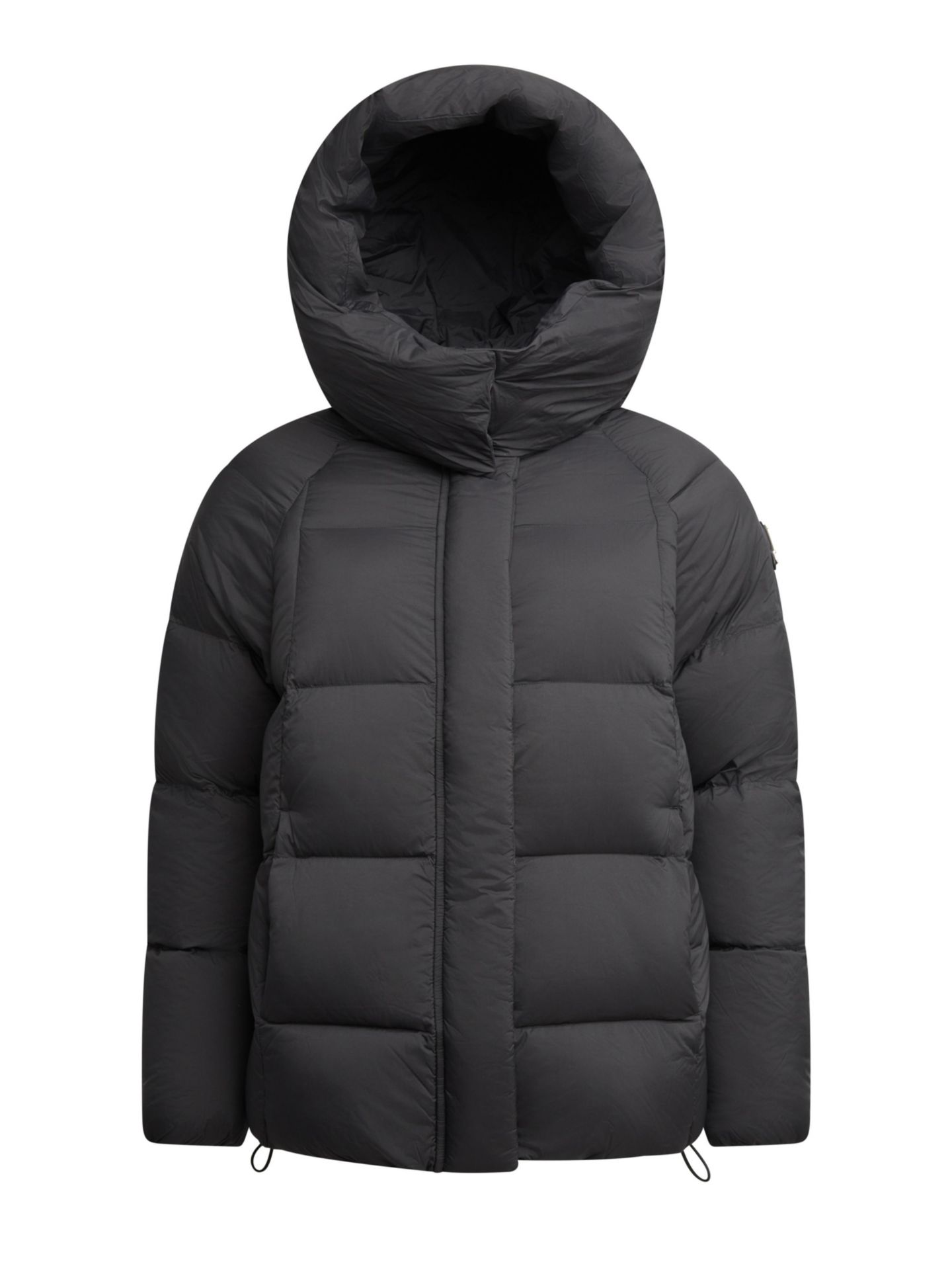 Женская куртка JACK1T Cloud Prime Hooded Down, цвет: Чёрный / Серо-бежевый — фото 5