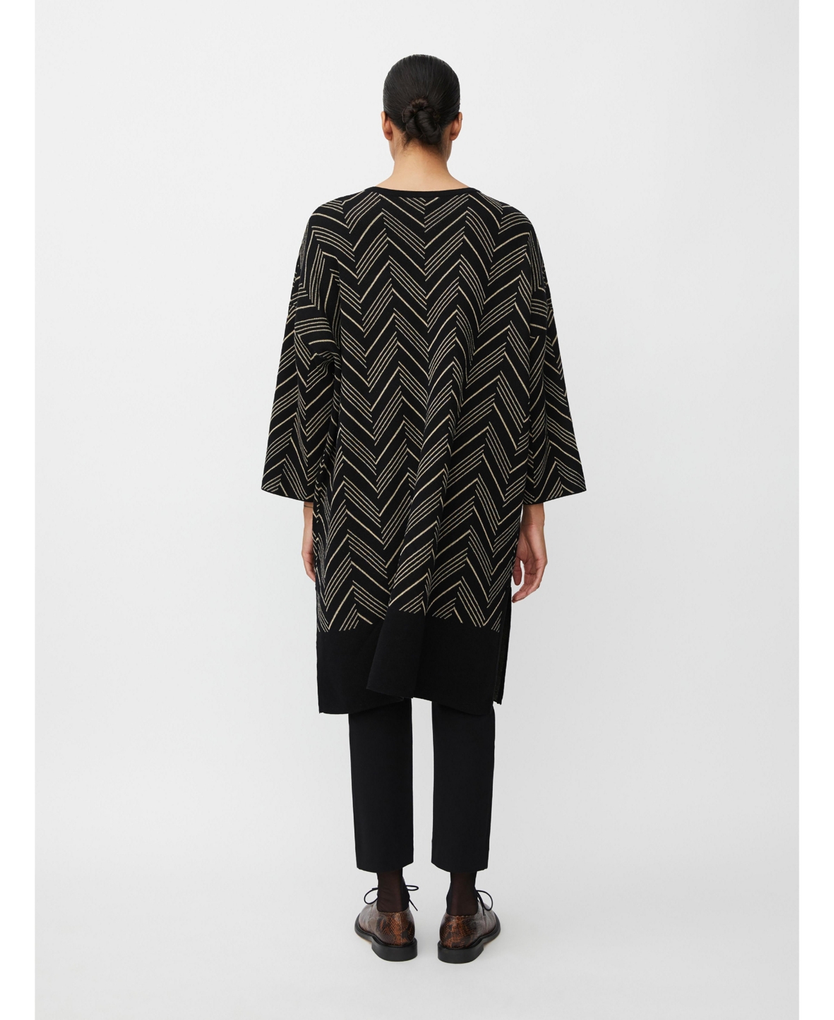 Masai Copenhagen Women's MaNuska3/4 Sleeve Loose Fit Midi Dress