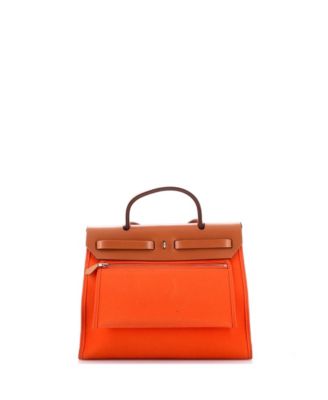 31 Herbag Zip Leather and Toile