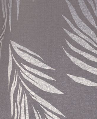 Men's Botanical Print Short-Sleeve Button-Down Woven Golf Shirt