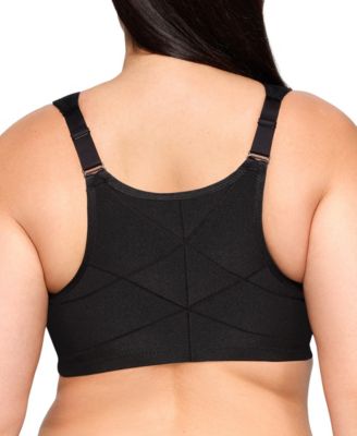 Plus Size WonderWire Front-Closure Underwire Bra