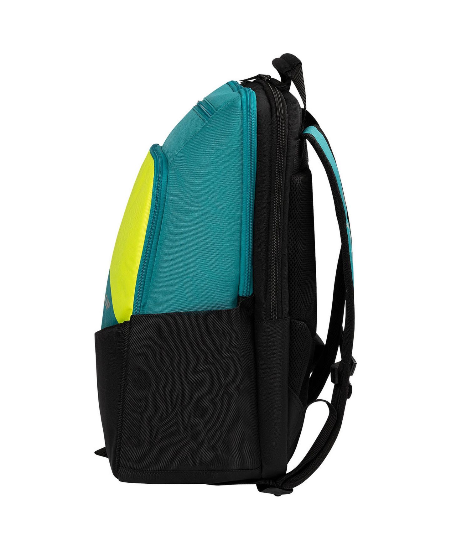 Рюкзак DUNLOP SX Performance Tennis - Blk/Yellow/Teal, цвет: Чёрный / Жёлтый — фото 2