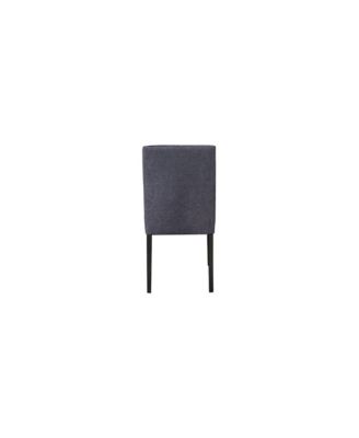 Enna Solid Wood Dining Chair, Gray (Set of 2)