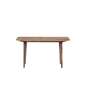 Fusion Solid Sheesham Wood Console Table, Natural