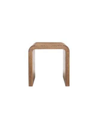 Palencia Solid Mango Wood End Table, Natural