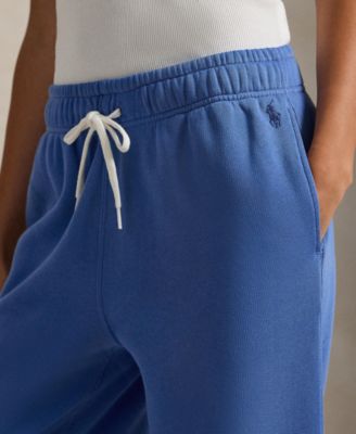 Women's Drawstring Fleece Wide-Leg Sweatpant