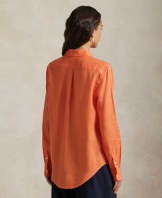 Women's Classic-Fit Linen Shirt