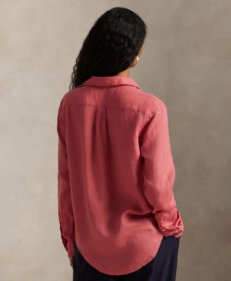 Women's Classic-Fit Linen Shirt