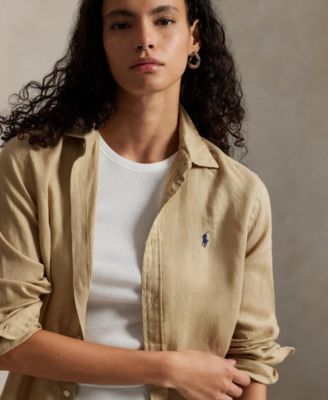 Women's Classic-Fit Linen Shirt