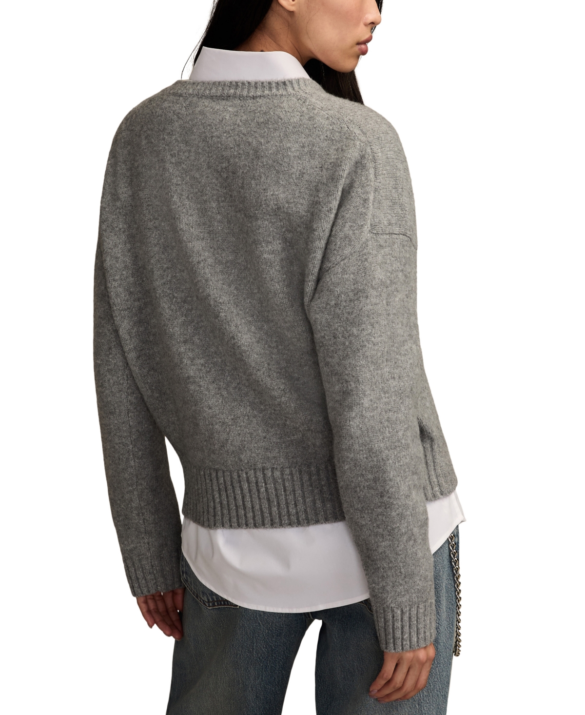 Lucky Brand Women's Rolling Stones Crewneck Sweater