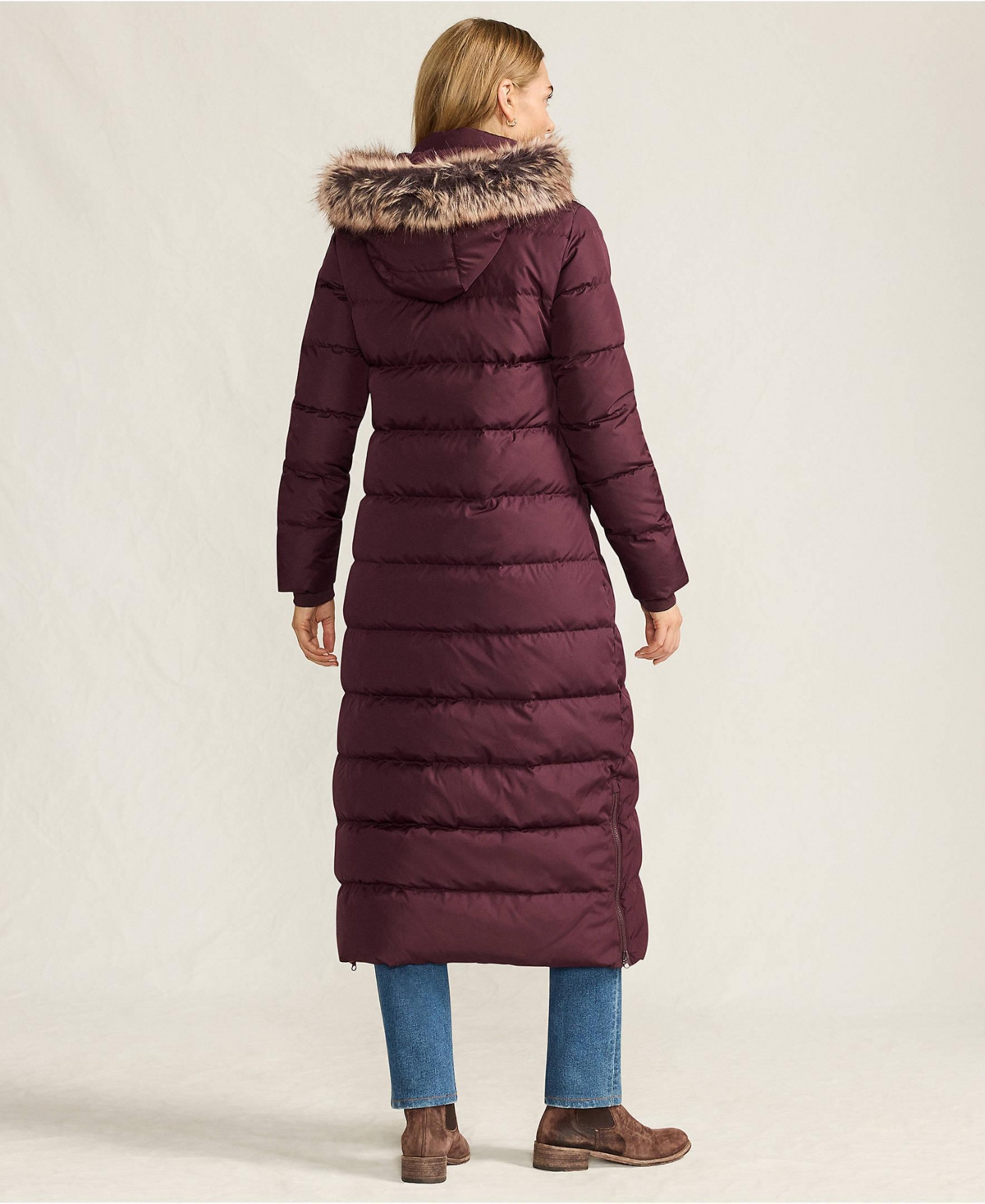 Lands' End Women's Max 600 Down Long Maxi Coat