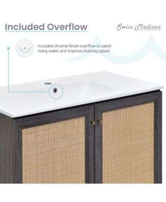 36" Classe Freestanding Bathroom Vanity with Sink Top