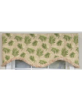 100% Cotton Hawthorn Cornice With Poly/Cotton Ivory lining Rod Pocket Valance 50" x 17" Taupe