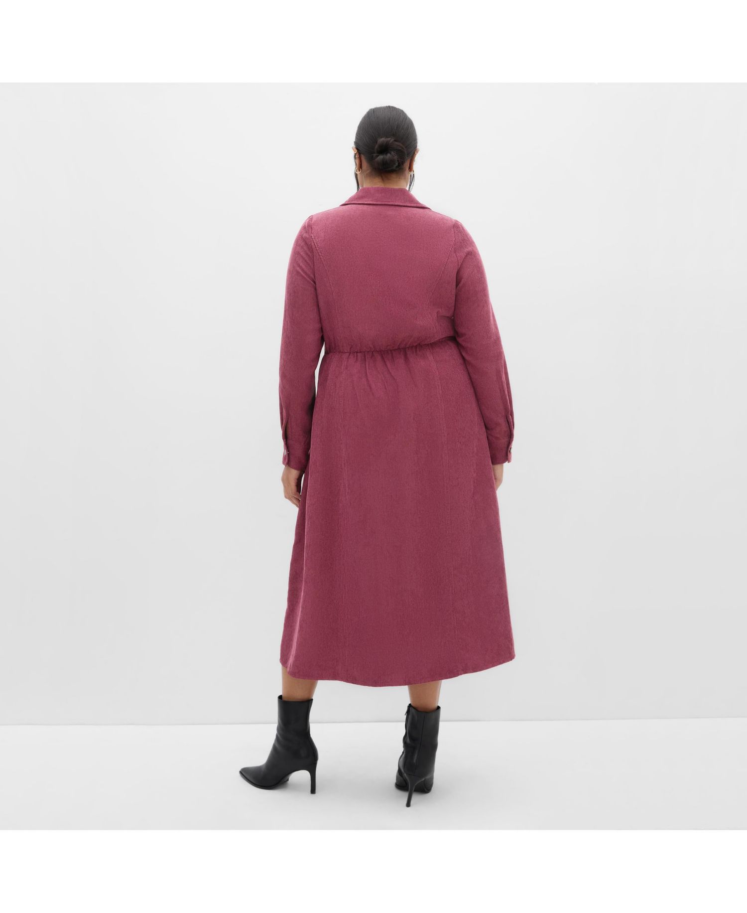 Plus Size Leia Long Sleeve Midi Dress
