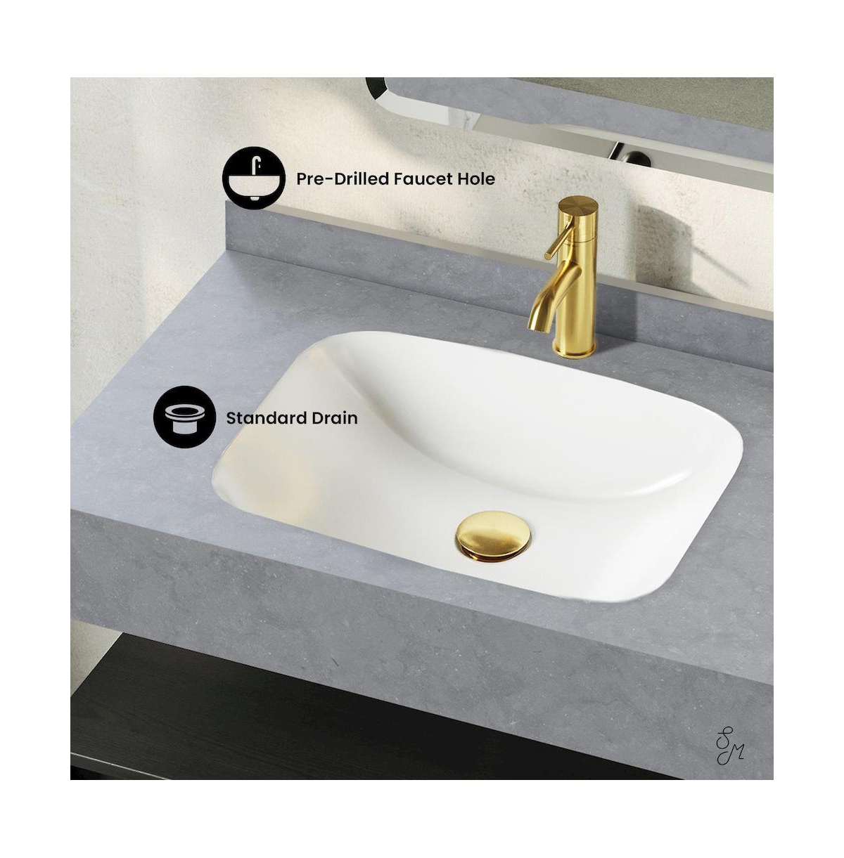 Swiss Madison 36" Wall-Mounted Bathroom Vanity in Black Oak with Charcoal Gray Sink Top