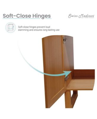 30" MDF Arles Freestanding Bathroom Vanity with Sink Top