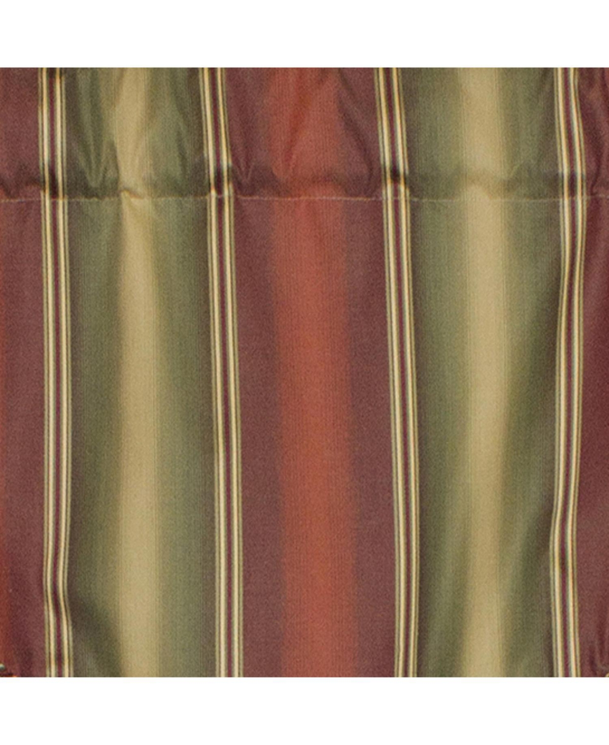 Rlf Home Meri Weather Corded Cornice 100% Cotton with Fully Lined 3" Rod Pocket Valnance for Windows 50" x 17" Garden