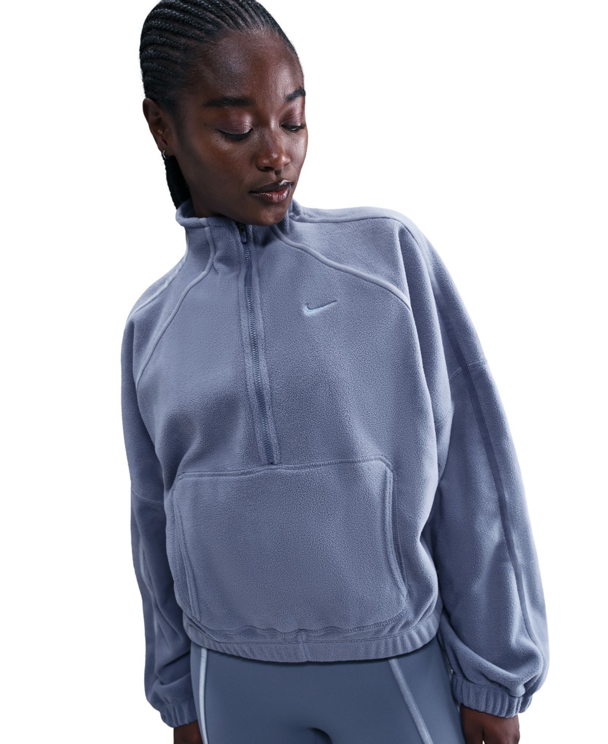 Nike Women's Therma-Fit Oversized Half-Zip Top