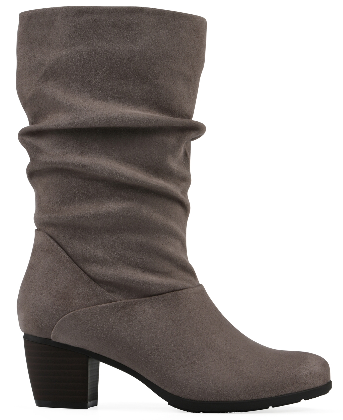 Cliffs By White Mountain Angelie Slouch Boot In Gray