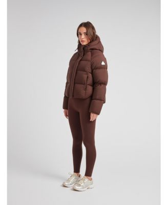 Women's Cloud Cropped Hooded Puffer Jacket