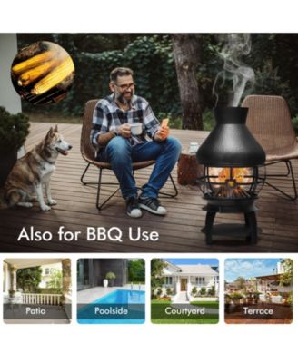 Patio Wood Burning Chimneys Fireplace