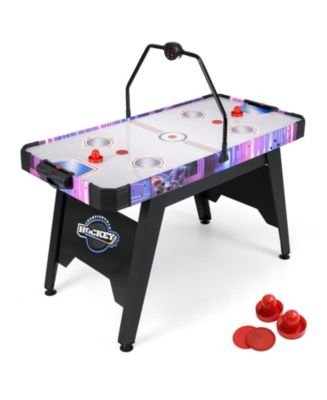 56 Inch Air Hockey Table with LED Digital Scoreboard and Powerful