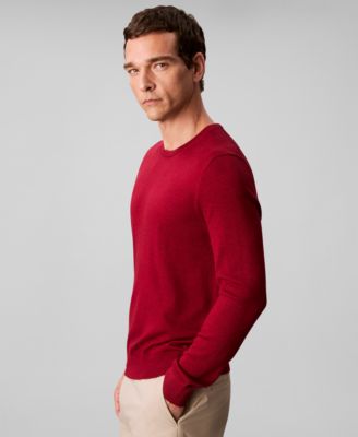Men's Merino Wool Blend Crewneck Sweater