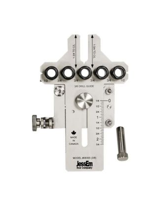 08355 3/8" Stainless Dowelling Jig with Angle