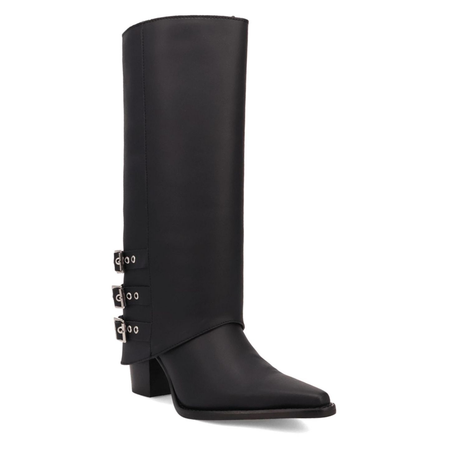 Женские ботинки Dingo Urban Cowgirl Leather Boot, цвет: Чёрный — фото 1