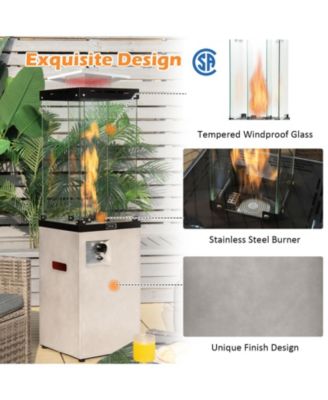 41,000 BTU Propane Patio Heater with Metal Hood