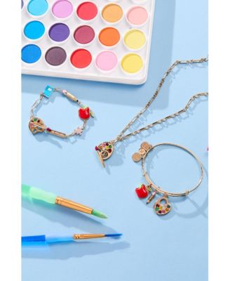 Artist Palette & Paint Brush Toggle Necklace