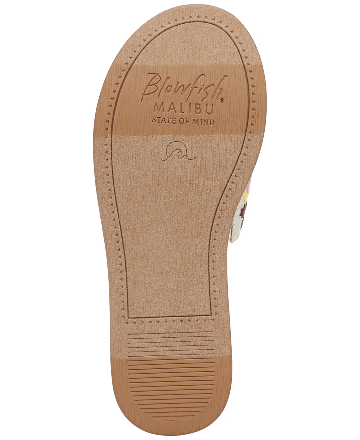 Blowfish Malibu Marshlo Embroidered Platform Slide Sandal In Multi