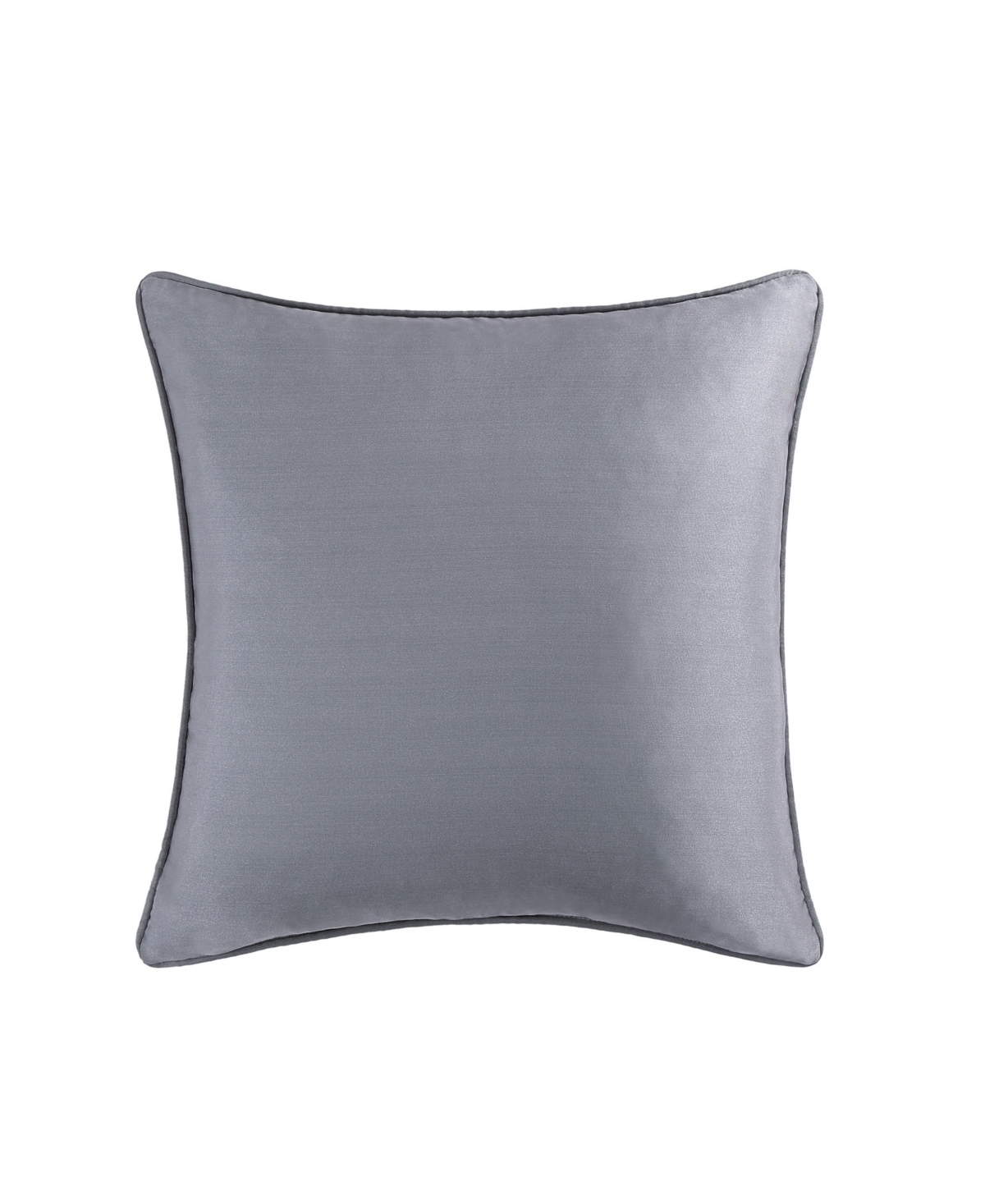 J Queen New York Krista Embroidered Decorative Pillow, 20" X 20" In Gray