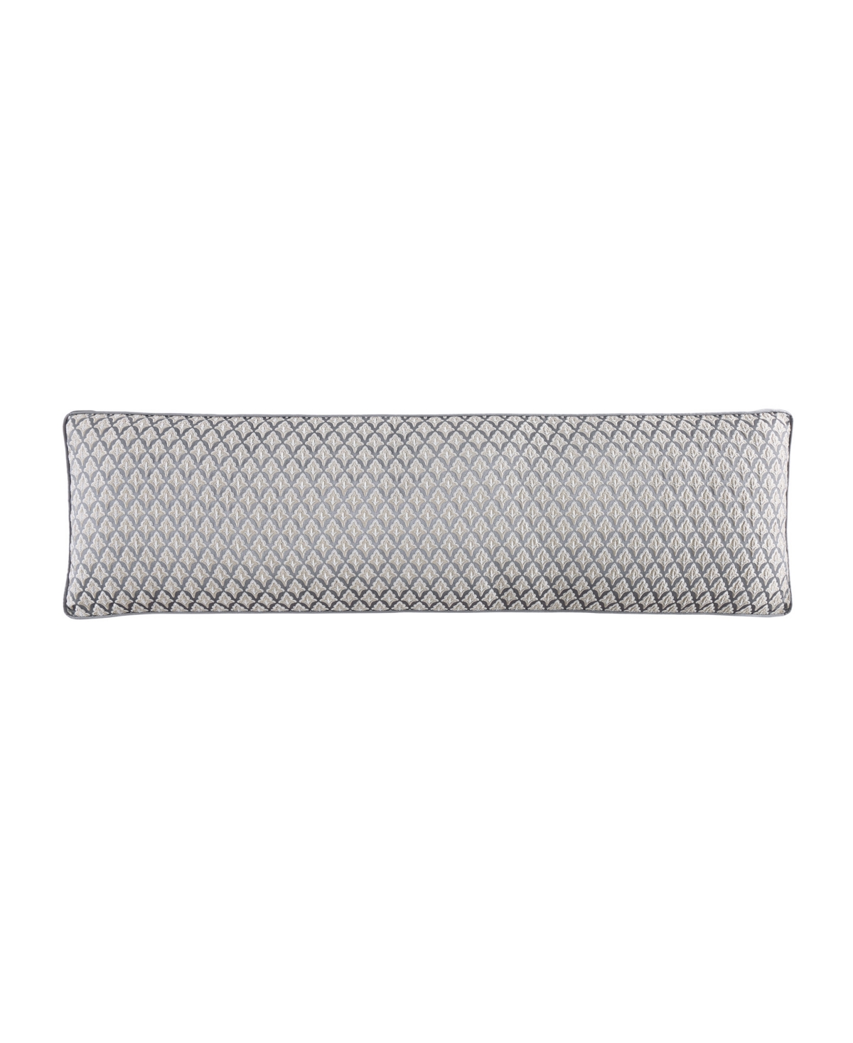 J Queen New York Krista Chenille Bolster Decorative Pillow, 16" X 52" In Blue