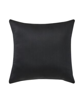 Parallel Embroidered Decorative Pillow, 18" x 18"