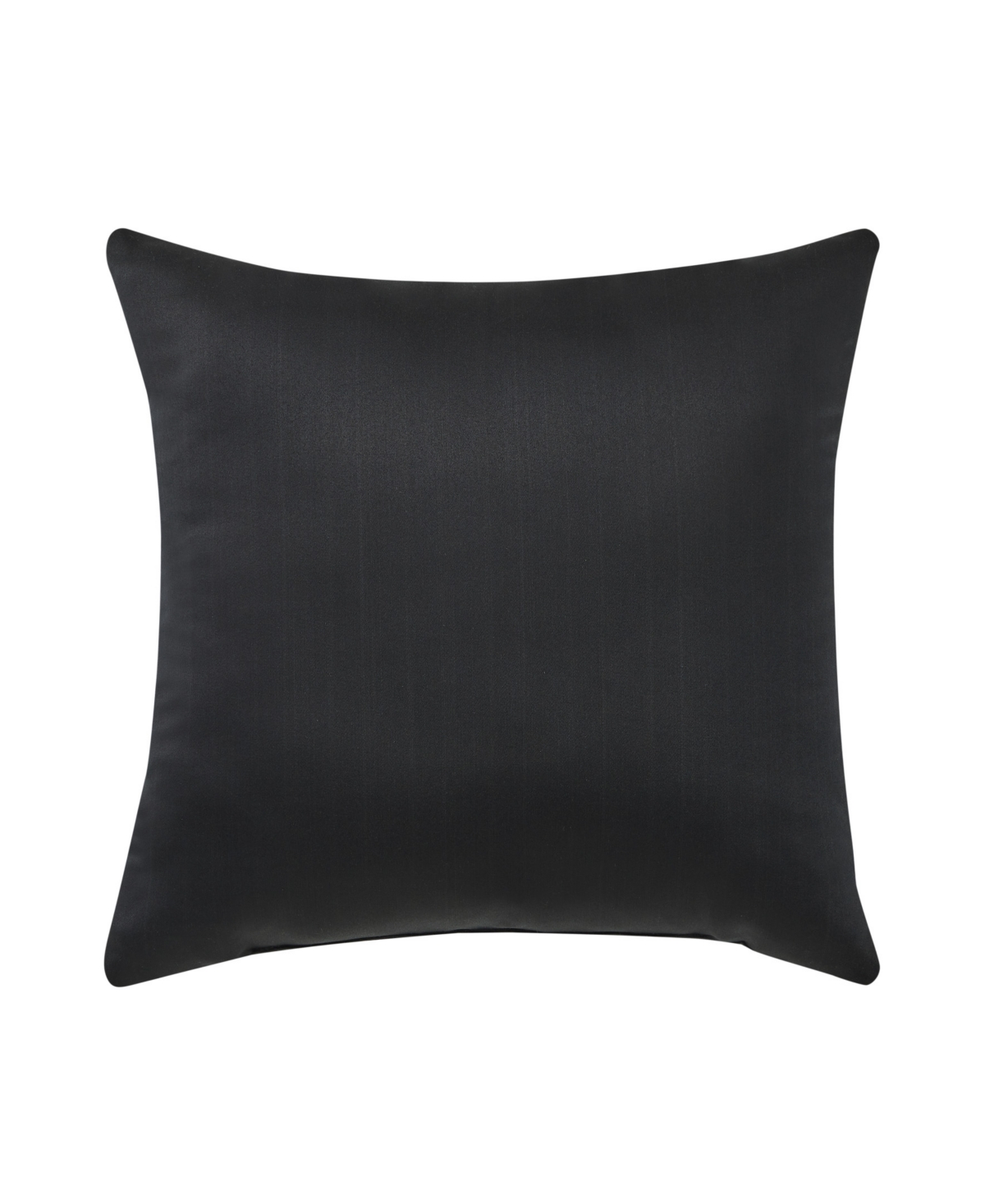 J Queen New York Parallel Embroidered Decorative Pillow, 18" X 18" In Black