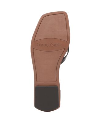 Women's Elisa Open Square Toe Ankle Strap Flat Sandals