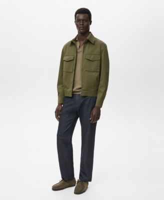 Men's Pockets Cotton Jacket