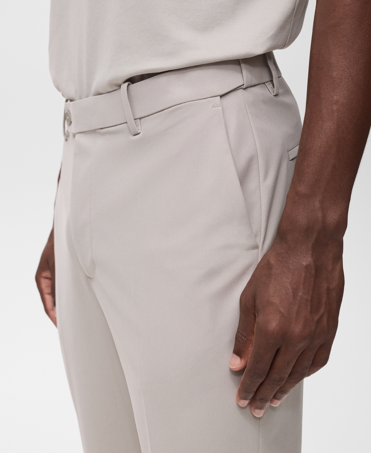 Mango Men's Zurich Slim-Fit Thermolite Suit Pants