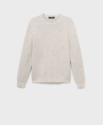 MANGO - Men's 100% Cotton Specked Sweater