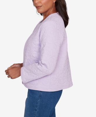 Women's Petite Hilton Head Floral Quilted Patchwork Jacket