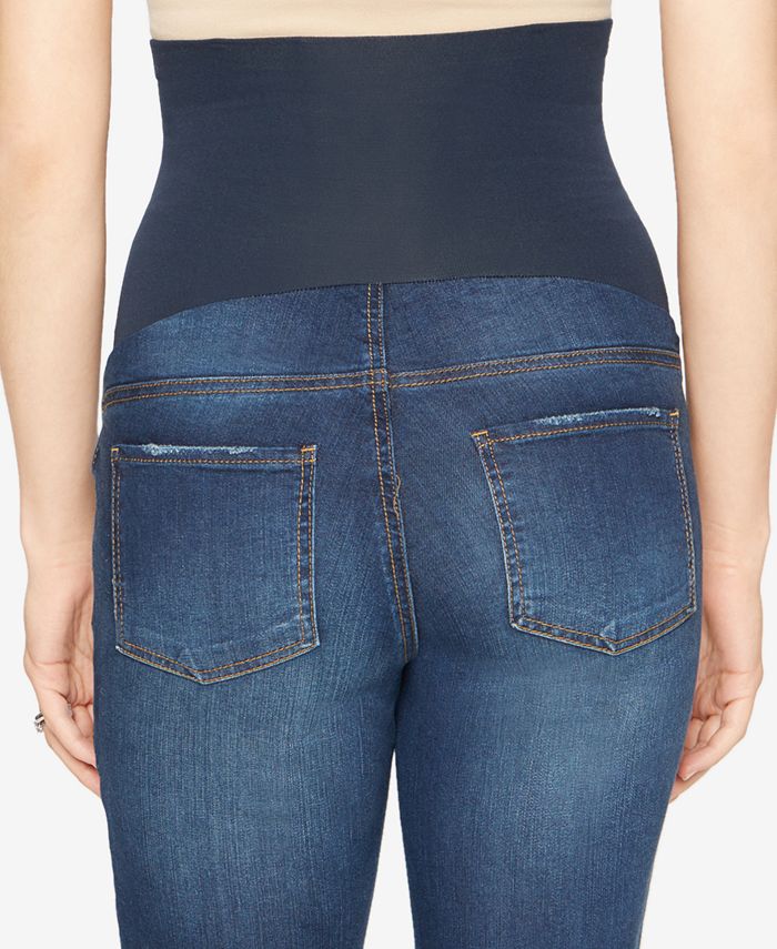 Luxe Essentials Maternity Dark Wash Skinny Jeans - Macy's