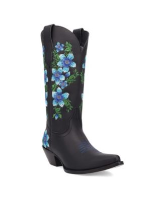Women's Shoes Designed With Floral Embroidery(Posie) - Boots.