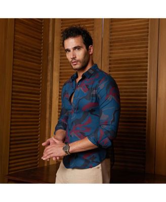 Men's Midnight Blue Impressia Regular Shirt