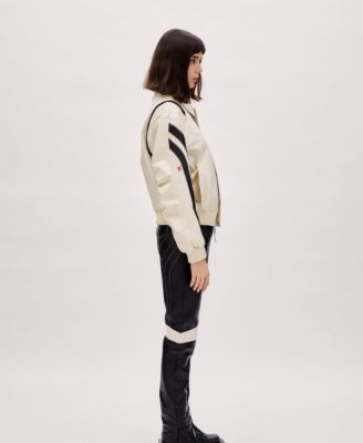 Women's Boomerang Biker Leather Jacket