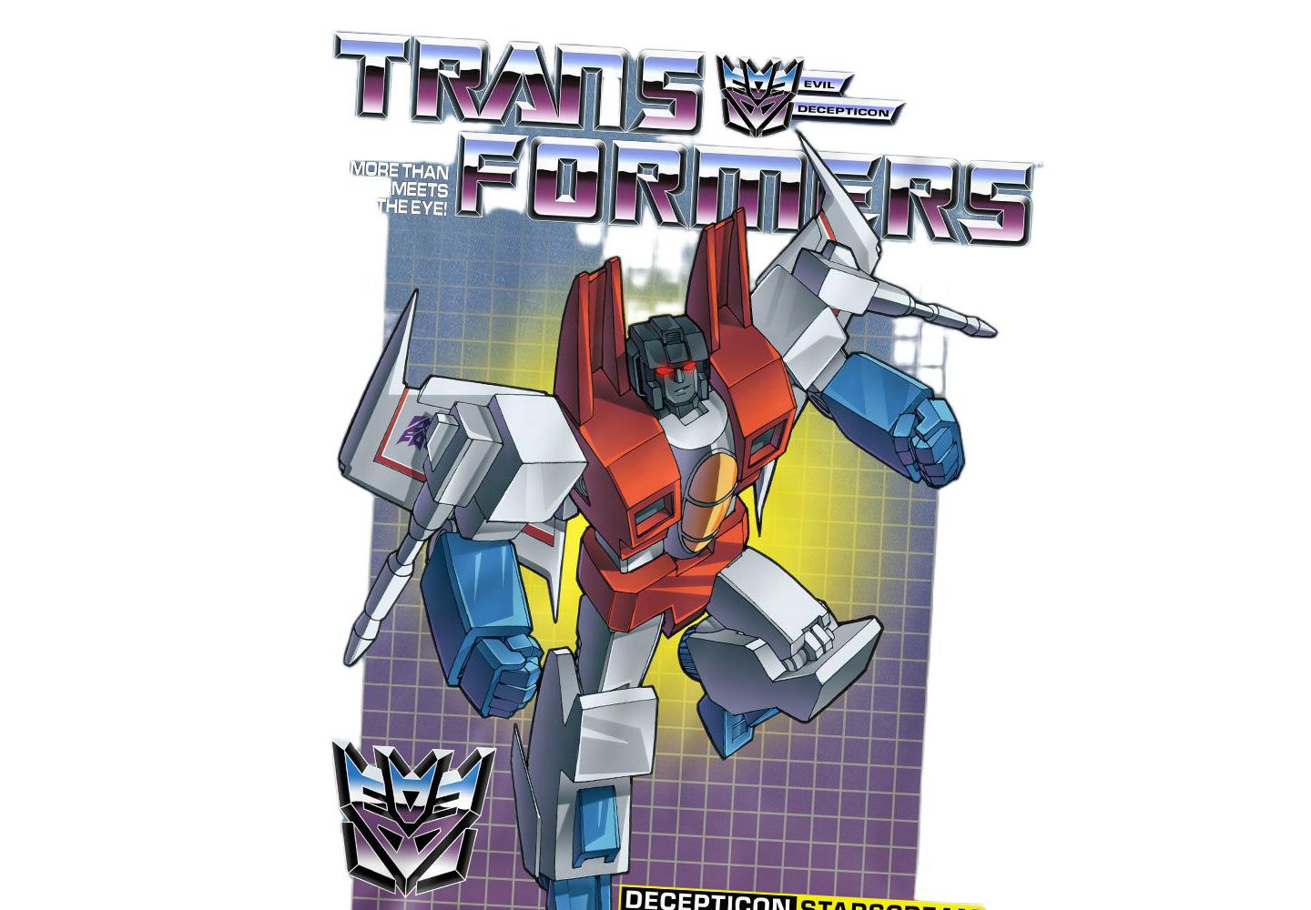 Мужская футболка Logovision Transformers Starscream, цвет: Меланжевый — фото 2